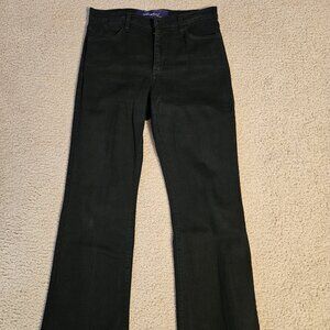 NYDJ Jeans Women's Black Denim Mid Rise Boot Cut - Lift Tuck Technology 10P